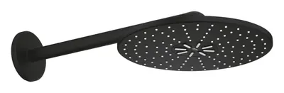 Dus fix Grohe Rainshower SmartActive 310 22123KF0, 1/2 inch, montare pe perete, 31 cm, 2 pulverizari, brat, necesita valva, Mat, Negru