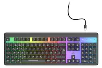 Tastatură gaming Hama - Urage Exodus 215 Illuminated, RGB, neagră