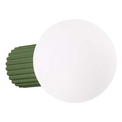 Aplică de perete verde ø 12 cm Orbital – Sollux