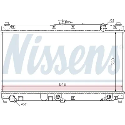 Radiator, racire motor NISSENS 62467