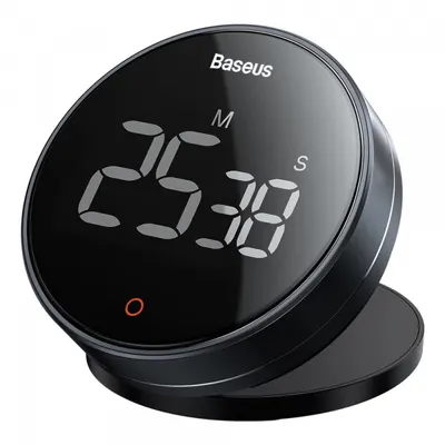 Timer Temporizator Baseus Heyo Rotation Pro, Negru FMDS000013