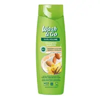 Sampon Wash & Go cu extract de vanilie, ulei de migdale si lapte ovaz pentru par uscat si deteriorat, 360 ml Engros