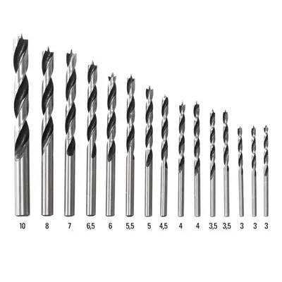 Set de burghie pentru lemn Trotec