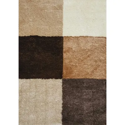Covor Modern, Fantasy 12518, Crem / Bej / Maro, 120x170 cm, 2550 gr/mp