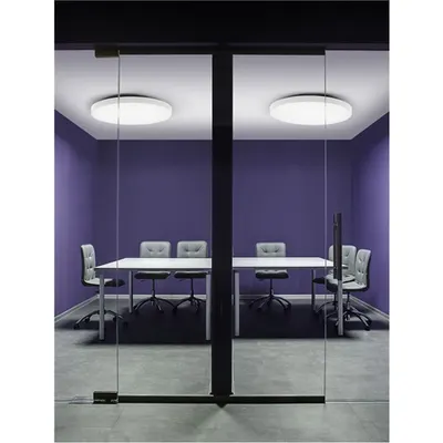Plafoniera PERFECT Nisipiu Alb Aluminiu & Acrylic Surface LED 80W 9049Lm IP20 TRIAC Dimabil Driver AC220-240V Beam Angle: 120° CRI>80 3000K Dimabil