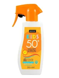 Sence Sun Lotiune de plaja cu pompa pentru copii 250 ml SPF50