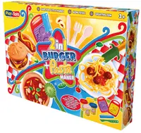 Set cu plastilină Play-Toys -Fă-ți un burger și paste