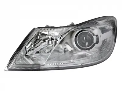 Far stanga (D1S H1, reglaj electric, cu motoras,cu iluminare in viraje) SKODA OCTAVIA 2008-2013