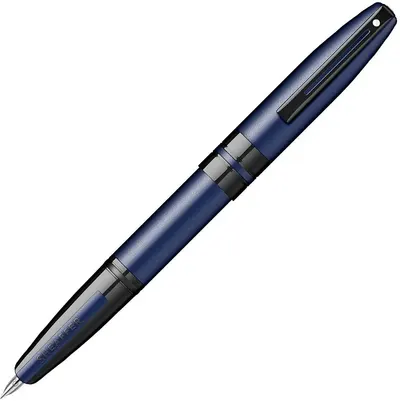 Stilou Sheaffer Icon - Matte Blue Lacquer with Black PVD Trims