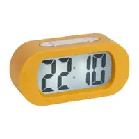 Ceas cauciucat cu alarmă Karlsson Gummy, galben