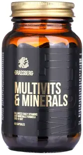 Multivits & Minerals, 60 capsule, Grassberg
