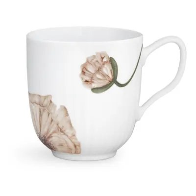 Cană din porțelan Kähler Design Hammershøi Poppy, 330 ml, alb