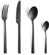 Set tacâmuri Amefa - Manille, 16 piese, finisaj negru PVD