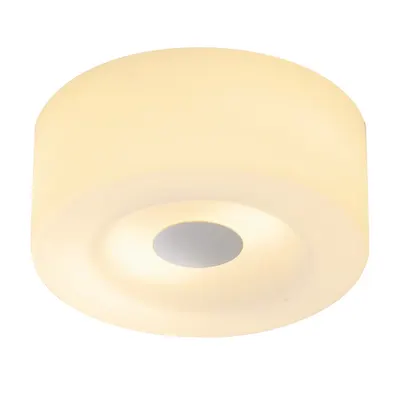 Corp iluminat TAVAN, Malang Plafon lumenul, A60, rotund, cromului, sticla mata, max. 120 W