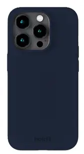 Husă Holdit - Silicone, iPhone 15 Pro, Midnight Blue
