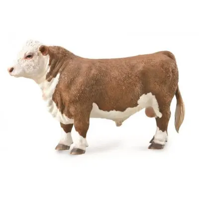 Figurina pictata manual Bou Hereford