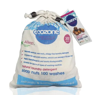 Nuci de sapun bio 100 de spalari Ecozone 300 g