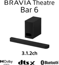 Soundbar Sony - BRAVIA Theatre Bar 6, 3.1.2, negru