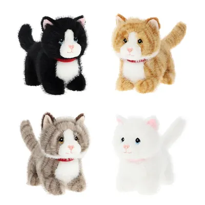 Jucărie de pluș Keel Toys Keeleco - Pisică Kitty Love, 18 cm, sortiment