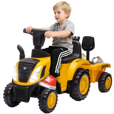 AIYAPLAY Camion, Excavator pentru Copii 12-36 cu Cupă și Remorcă Integrate