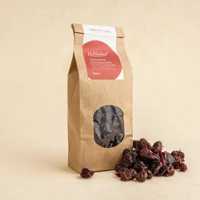 Merișoare infuzate în suc de mere 250g