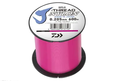 Fir monofilament Daiwa J-threads pink 0.285 mm, 6.10 kg, 600 m