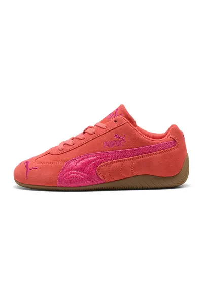 Pantofi sport Speedcat Vibes din piele intoarsa - Rosu capsuna