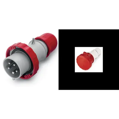 Pachet Fisa si Priza Mobila Industriala 3P+N+E IP67 32A Trifazica cu Neutru