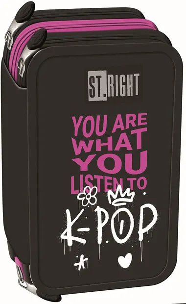 Penar cu accesorii St. Right K-Pop Rhythm - 3 fermoare