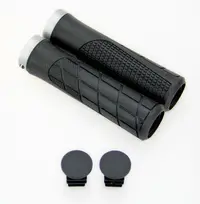 Set 2 mansoane bicicleta Jet G-316 lock-on, culoare negre