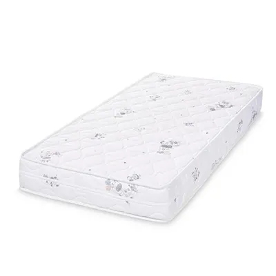 Saltea pentru pat Lorelli Relax Green Giraffe din spuma elastica 60x120x12 cm