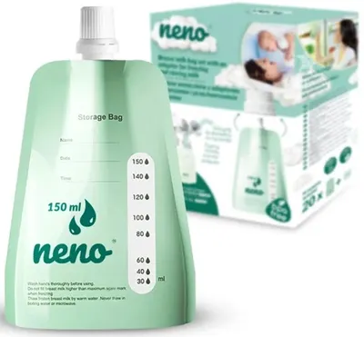 Set pungi de stocare lapte matern Neno, 20 bucati