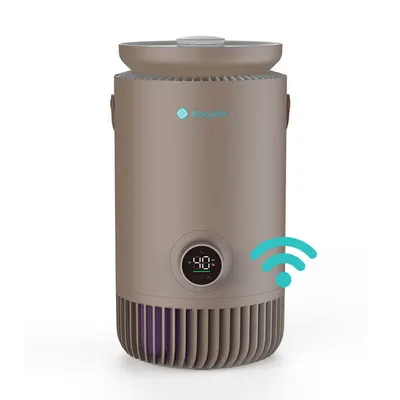 Purificator si Umidificator AlecoAir PU30 NUO Coffee, WiFi, Capacitate Umidificare 400 ml/h, True HEPA H13, Lampa UV-C, Ionizare