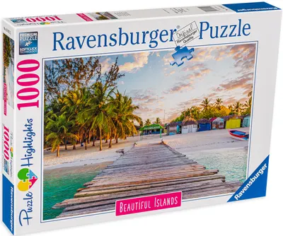 Puzzle de 1000 de piese Ravensburger - Vacanta in Caraibe