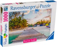 Puzzle de 1000 de piese Ravensburger - Vacanta in Caraibe