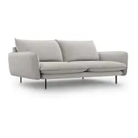 Canapea Cosmopolitan Design Vienna, 230 cm, gri deschis