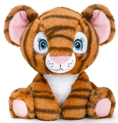 Jucarie de plus Keel Toys Keeleco Adoptable World - Tigru, 25 cm