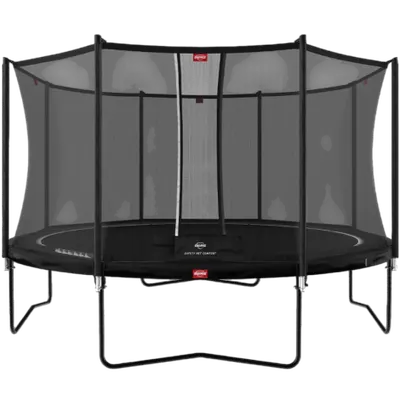 Trambulina Berg Favorit Regular Neagra cu plasa Comfort 430