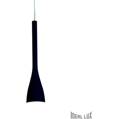 Pendul Flut Small, 1 bec, dulie E14, D:105mm, H:440/1100mm, Negru