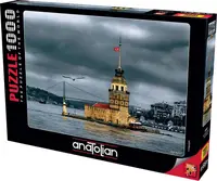 Puzzle Anatolian din 1000 piese - Turnul Fecioarei (Nostalgie)