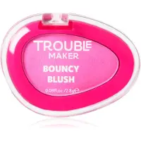 Trouble Maker Bouncy Blush fard de obraz sub forma de pudra culoare Bounce Hot Pink 2.8 g