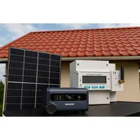 Kit fotovoltaic complet cu centrala 2.4kW (stocare plus inverter) , smart meter si panouri fotovoltaice de 455W-fixare pe tabla