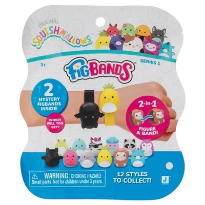 Bratara cu figurina ascunsa Squishmallows diverse modele