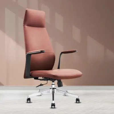 Scaun ergonomic de birou, sezut si spatar tapitate textil, spatar reglabil pe inaltime, tetiera integrata, mecanism multiblock