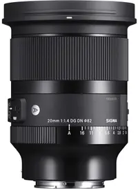Obiectiv Sigma - 20mm, f/1.4 DG DN Art, pentru Sony E/FE