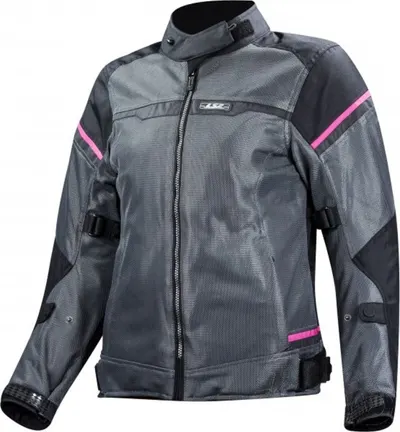 Geaca moto LS2 RIVA, pentru dama, culoare negru gri inchis , marime M