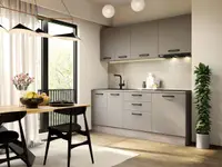 Mobila Bucatarie Elva 203.2 cm Gri - Configuratia 4