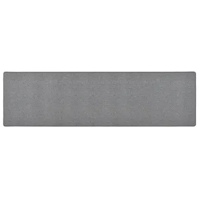vidaXL Covor traversă, gri închis, 50x200 cm