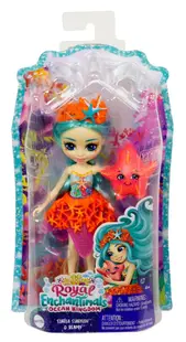 Păpușă cu un animal Enchantimals - Staria Starfish &amp; Beamy