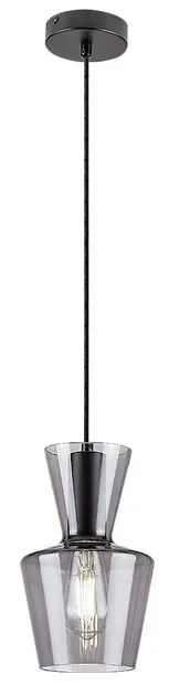 Pendel Rabalux - Abra 72161, IP20, 230V, E27, 1 x 60W, negru mat